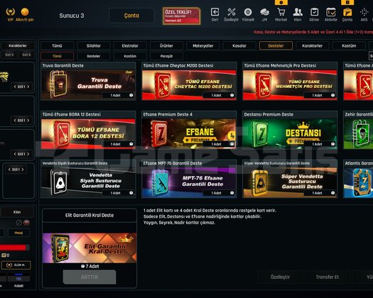VIP 30K Materyalli 61 Seviye Zula Hesabı