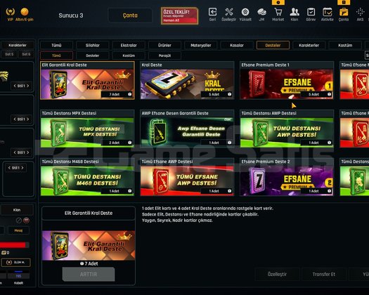 VIP 30K Materyalli 61 Seviye Zula Hesabı