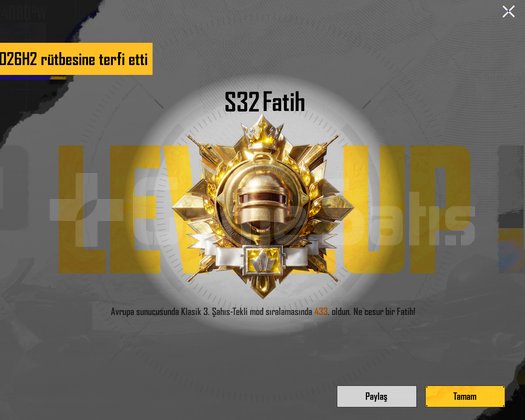 Pubg mobile rank fatihe kasılır