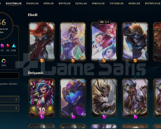 EUW/ +630SKİN / MAİL / BUM BİTİRİCİLİ