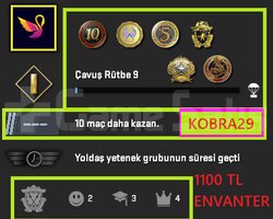 1100 TL ENVANTER+6 MADALYA 130 WİN 233 S