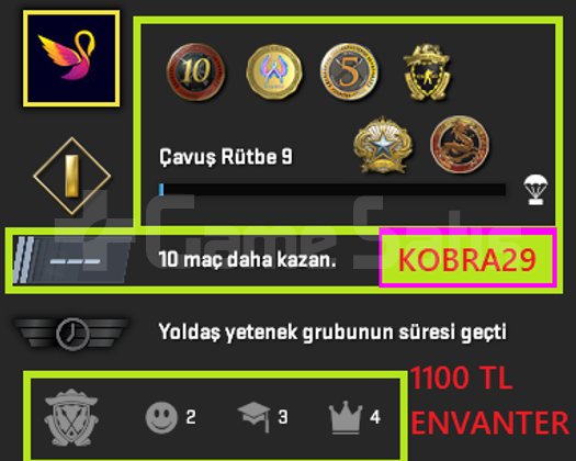 1100 TL ENVANTER+6 MADALYA 130 WİN 233 S