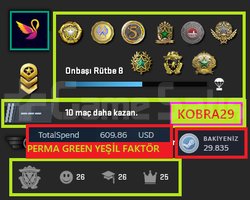 50K OYUN+12 MADALYA 810 WİN 2667 SAAT