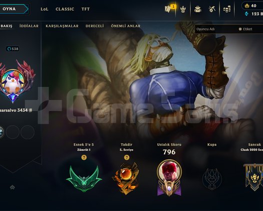 Full hesap 538 lvl