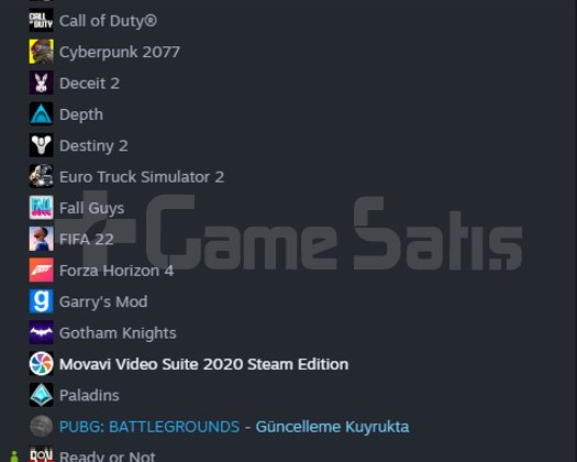 Dolu Steam Hesabı