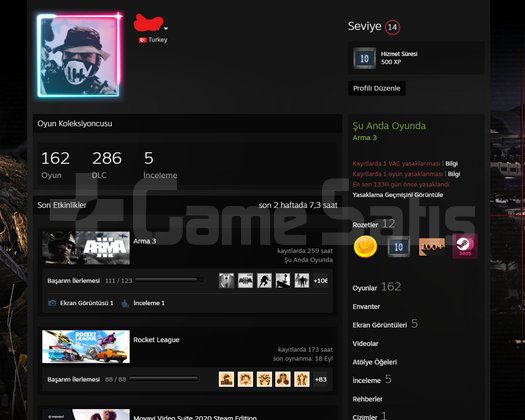 Dolu Steam Hesabı