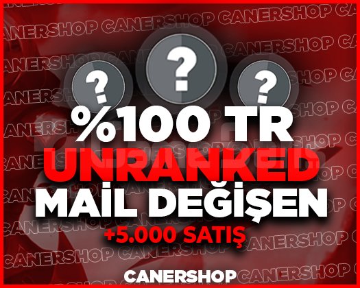+20 LEVEL TR UNRANKED MAİL DEĞİŞEN FRESH