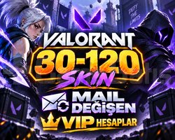 VİP /30-120 SKİN MAİL DEĞİŞEN DOLU HESAP