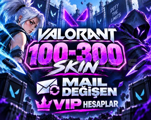VİP /100-300 SKİN MAİL DEĞİŞEN DOLUHESAP