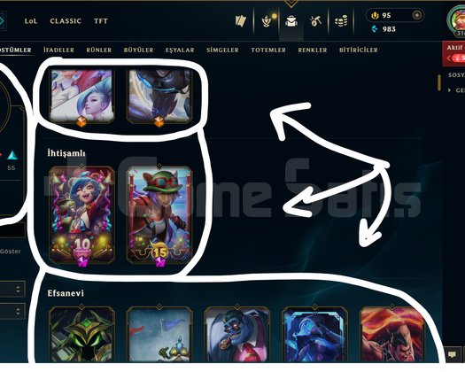 316 LEVEL / 191 SKİN / 172 HERO
