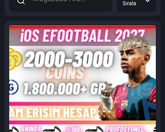 İOS 2000+MC 1.8M COİN TAM ERİŞİM HESAP