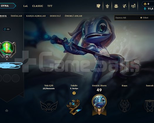 TR UNRANKED HANDMADE 2020DEN KALMA HESAP