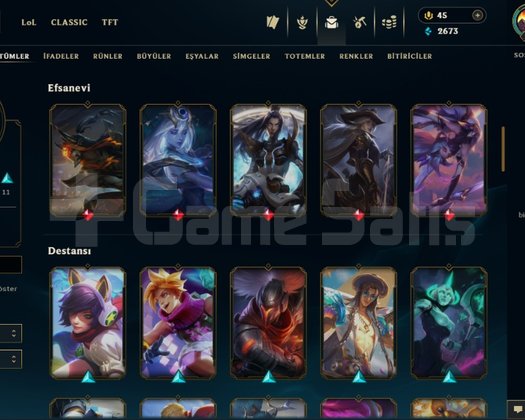 TR/ 71 LVL/ 32 SKİN/ MAİL DEĞİŞİR
