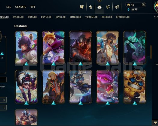 TR/ 71 LVL/ 32 SKİN/ MAİL DEĞİŞİR