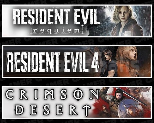 Resident Evil 4 +Requiem +Crimson Desert