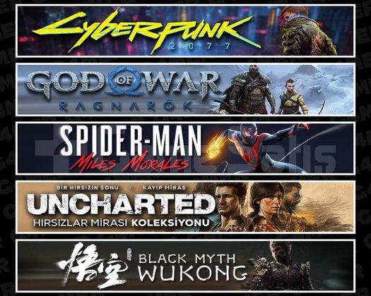 Cyberpunk +Ragnarök +Miles +UNCH +Wukong