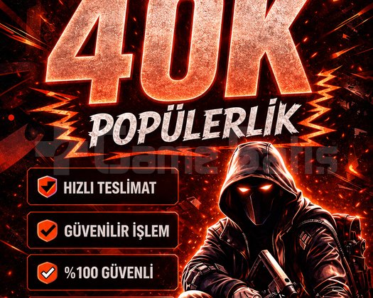 ŞOK FİYATA !! 40 K POPÜLERLİK