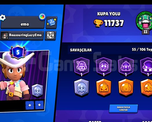 Uyguna brawl stars hesapı