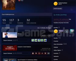10 Yıllık Dolu Steam Hesabı