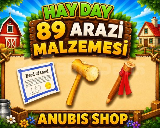 89 adet arazi malzemesi anında teslimat