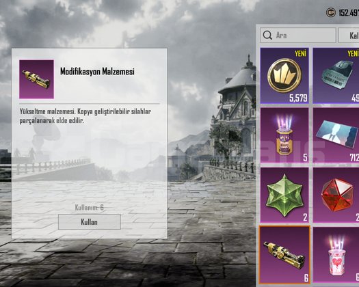 Mainlik ucuza 55 kol 27 gelişen silah