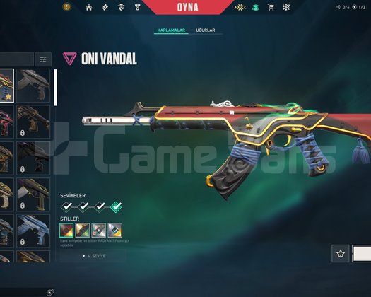 Oni Vandal + Mail Değişen Unranked