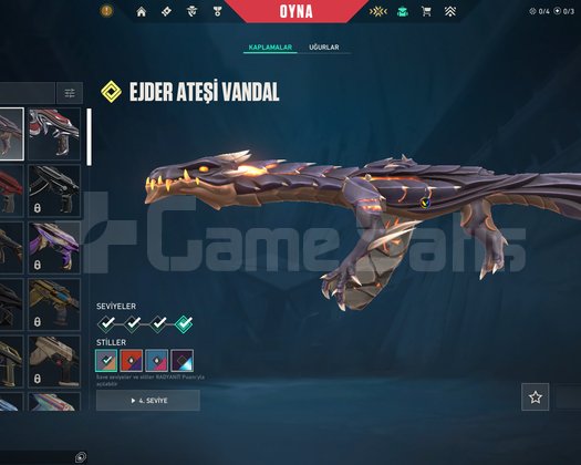 Ejder Vandal + Ion Phantom + 45 SKİN