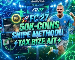 PSN FC 27 50K-COINS | SNIPE METHODU