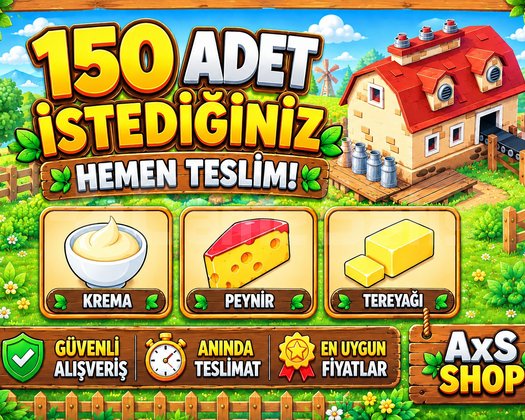 150 Adet Seçeceğiniz Mandıra Ürünleri