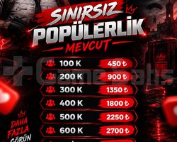 Sınırsız popülerlik