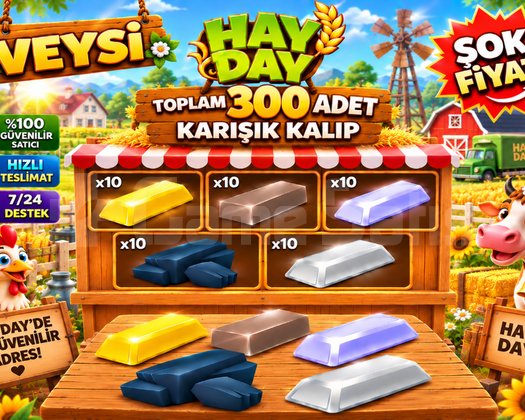 300 adet kalıp