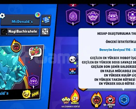 Brawl stars dolu dolu hesap