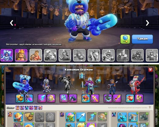 TH15 COC HESAP!! 6 KOSTÜM+ ÜCRETSİZ İSİM