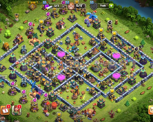 CLASH OF CLANS HESAP 159 LEVEL