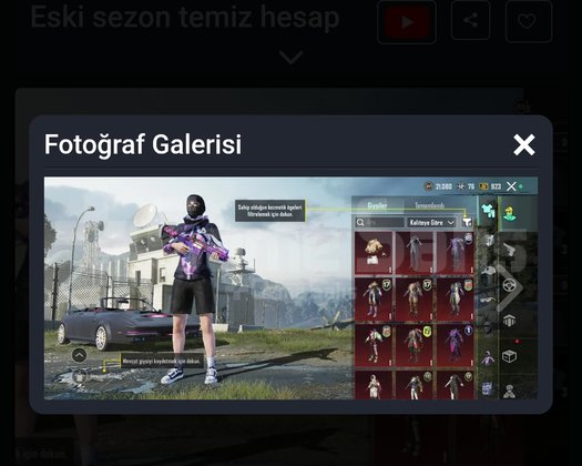 Eski sezon hesabı