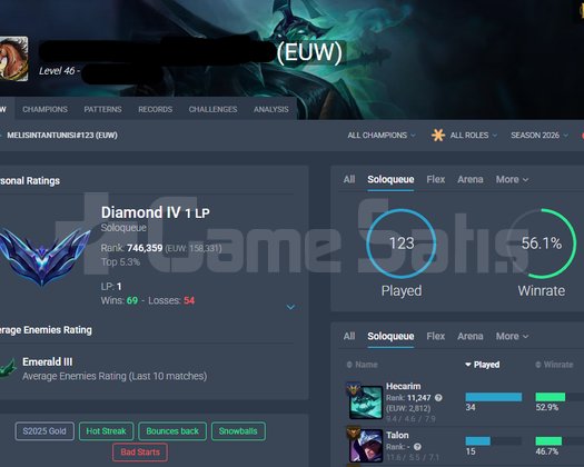 EUW 56WR DIAMOND 4 ACC
