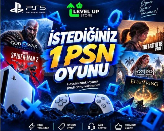 İstediğiniz 1 Playstation PSN Oyunu