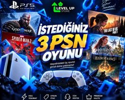 İstediğiniz 3 Playstation PSN Oyunu
