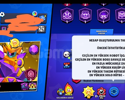 Hesapta birçok eski sezon kostümü var