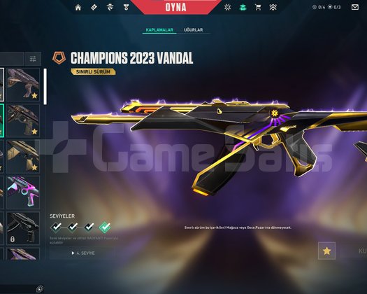 10 VANDAL 6 PHANTOM 5 BIÇAK