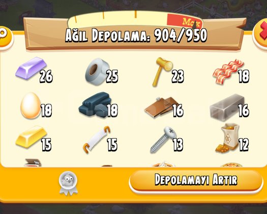 Hayday 70 Lvl Dolu Hesap