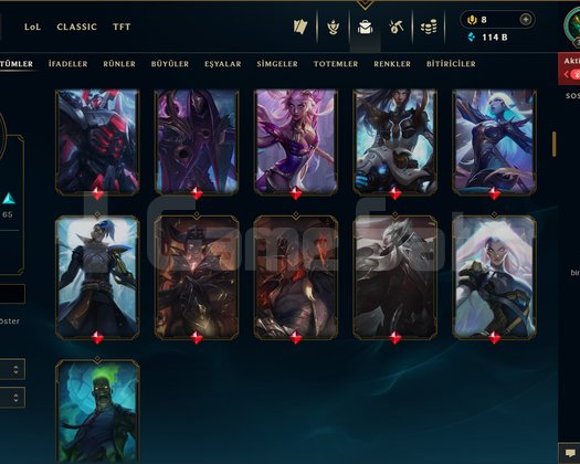 336 LEVEL / 153 SKİN / FUL HERO
