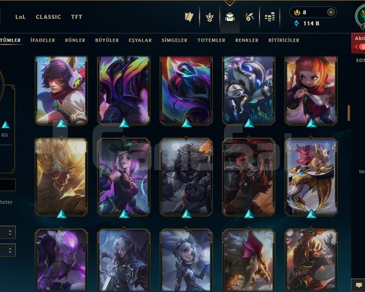 336 LEVEL / 153 SKİN / FUL HERO