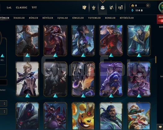 336 LEVEL / 153 SKİN / FUL HERO