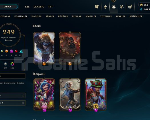250SKİN 260 İHTİŞAMLI ÖZ PLAT4 ACİLLL