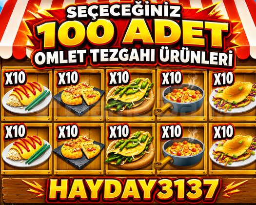OMLET TEZGAHI ÜRÜNLERİ