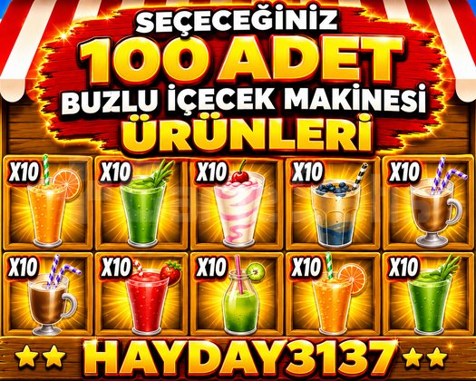 BUZLU İÇECEK STANDI ÜRÜNLERİ