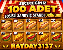SOSİSLİ SANDVİÇ STANDI ÜRÜNLERİ
