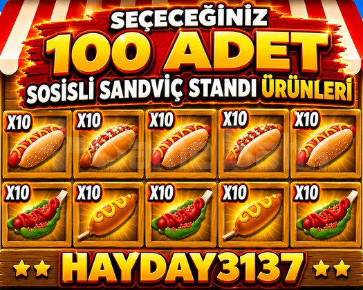 SOSİSLİ SANDVİÇ STANDI ÜRÜNLERİ