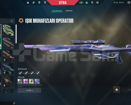 Valorant Rüya Hesap-Gözde skinler full